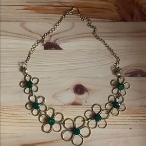 Unique Emerald Statement Necklace 👑